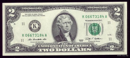 2 Доллара 2009 год США