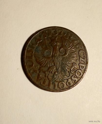 Польша 5 грош 1937 г (1)9