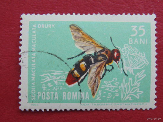 Румыния 1964 г. Пчела.