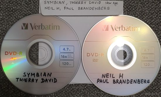 DVD MP3 дискография SYMBIAN, THIERRY DAVID, Neil H, Paul BRANDERBERG - 2 DVD