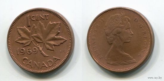 Канада. 1 цент (1969)