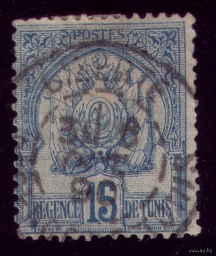 1 марка 1888 год Тунис 12