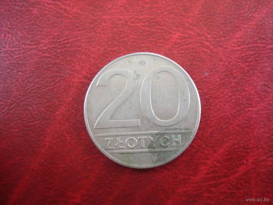 20 злотых 1989 года Польша