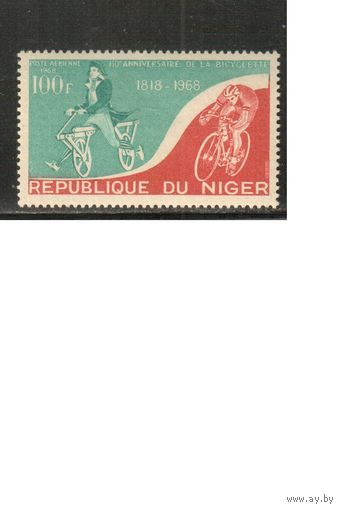 Нигер-1968 (Мих.187) **, Велосипед, Велоспорт(одиночка)