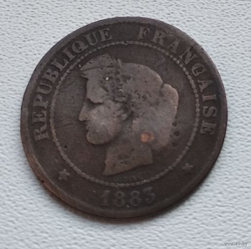 Франция 5 сантимов, 1883 8-7-2