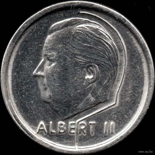 Бельгия 1 франк (Ё) 1994 г. КМ#188 (2-1)