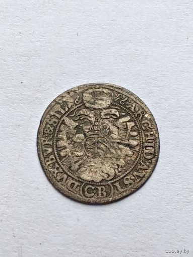 3 крейцера 1696 год (СВ). Леопольд I, не частая монета. СМОТРИТЕ ДР. МОИ ЛОТЫ.