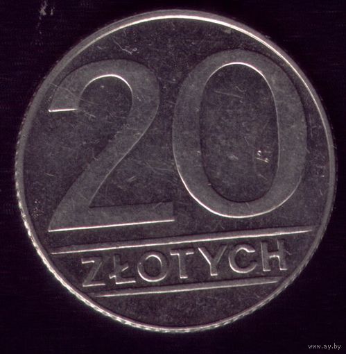 20 Злотых 1990 год Польша