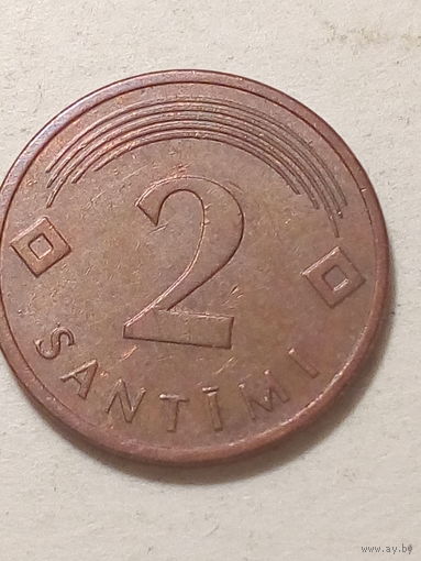 2 сантима Латвия 2006