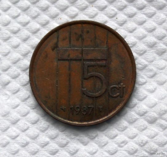 Нидерланды 5 центов, 1987