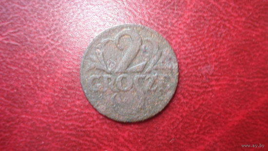 2 гроша 1927 год Польша