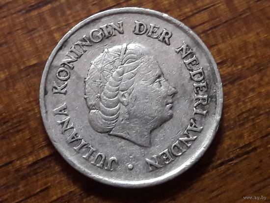 Нидерланды (Голландия) 25 центов 1971