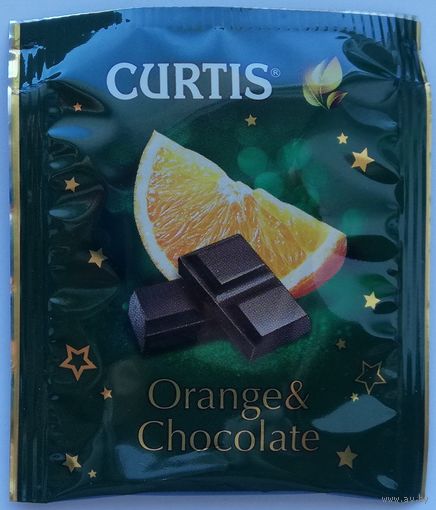 Чай Curtis Апельсин и шоколад (черный с цедрой апельсина и дроблеными какао-бобами) 1 пакетик
