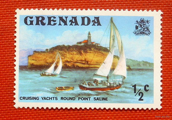 Гренада. Парусник. ( 1 марка ).