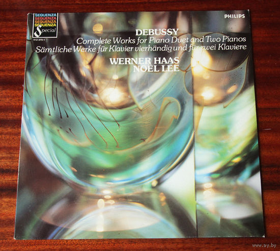 Debussy "Complete Works for Piano Duet and Two Pianos" LP, 1984