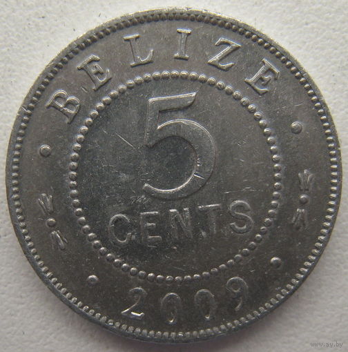 Белиз 5 центов 2009 г.