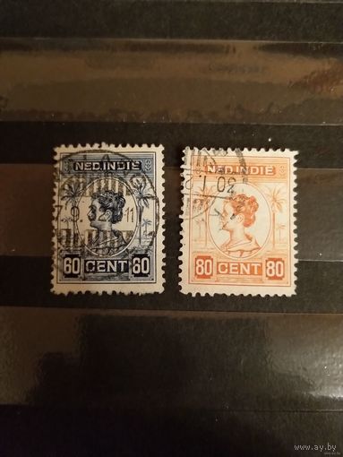 1922 Голландская Ост-Индия королева флора полная серия (4-1)