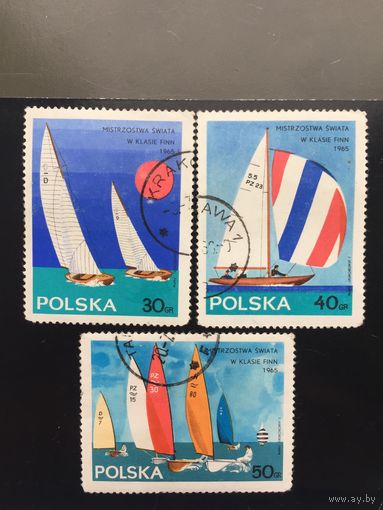 Польша 1965 год. Чемпионат мира по парусному спорту в классе Финн