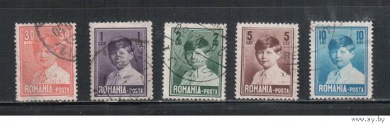 Румыния-1928, (Мих.321-328)  гаш. , Стандарт,  Король Михаил I