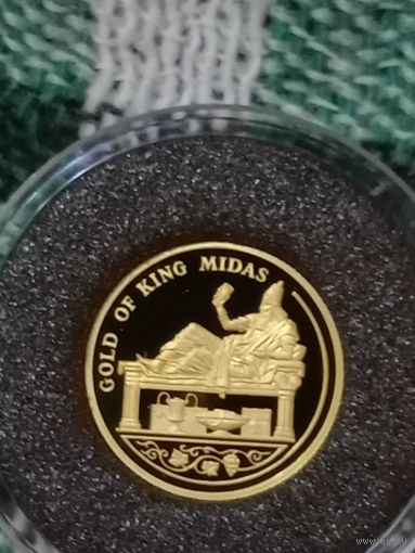 Казахстан 100 тенге 2004 царь Мидас золото