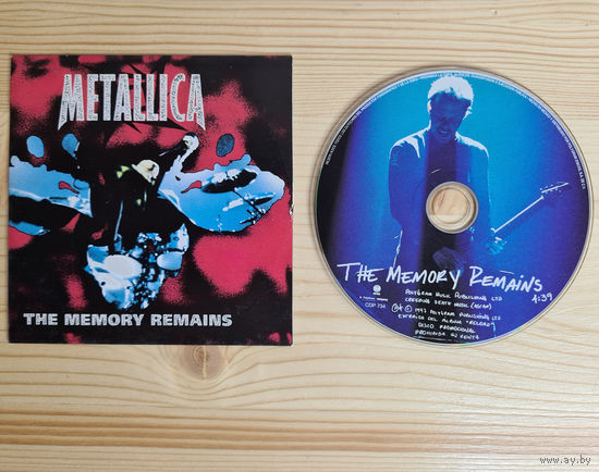 Metallica - The Memory Remains (Promo CD, Mexico, 1997, лицензия)