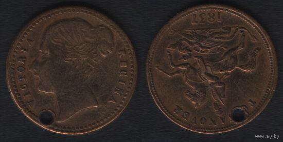 Victoria Regina -- to Hanover 1837 coin (22,5мм( игровой (p9=5,00BYN