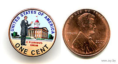 США 2009 ЦВЕТНОЙ цент LINCOLN PROFESSIONAL YEARS