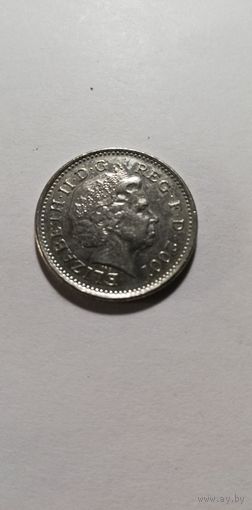 Великобритания 10 пенсов 2001