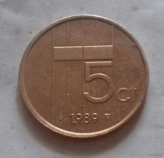 5 центов, Нидерланды 1989 г.