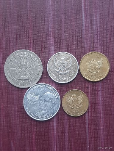 Монеты Индонезии. С 1 рубля