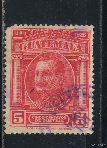 Гватемала 1929 Вып Национальные символы Генерал Орельяна Стандарт #225