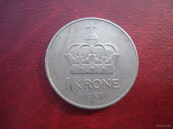 1 крона 1983 год Норвегия