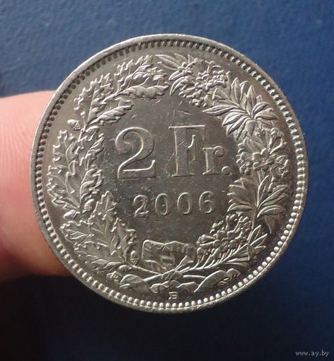 Швейцария 2 франка 2006