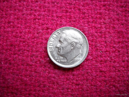 США 10 центов ( дайм ) 1987 г. P