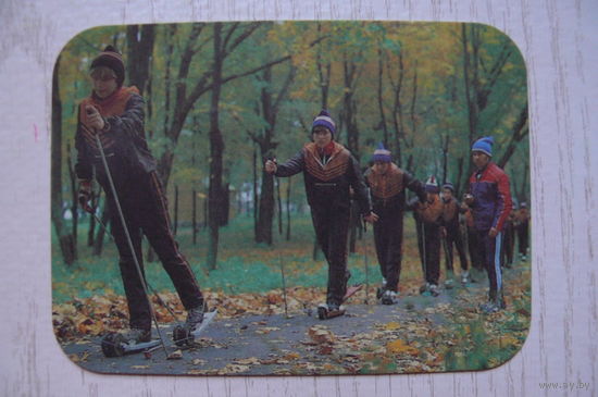 Календарик, 1989, Госстрах. Страхование от несчастных случаев.