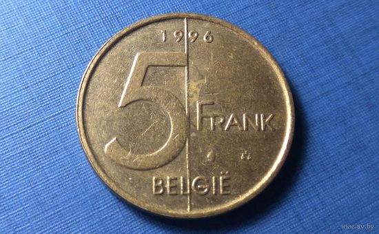 5 франков 1996 BELGIE. Бельгия. Единственное предложение на АУ!