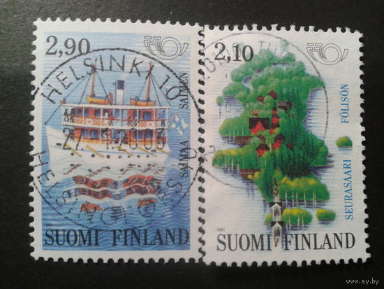 Финляндия 1991 туризм полная серия