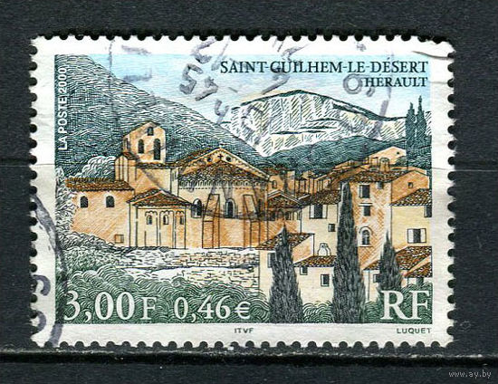 Франция - 2000 - Туризм. Сен-Гилян-ле-Дезер - [Mi. 3451] - полная серия - 1 марка. Гашеная.  (Лот 64CQ)