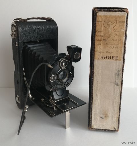Фотоаппарат IHAGEE  Photoklapp Ultrix c объективом COMPUR  в родной упаковке ( D.R.P. / D.R.G.M. Германия.)
