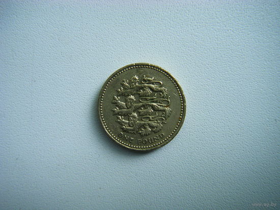 Британия 1 фунт 2002г.