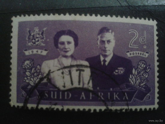 ЮАР 1947 королевский визит, яз. африкаанс