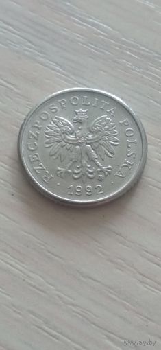Польша 10 грошей 1992г.