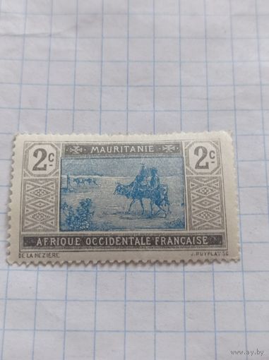 Французская Мавритания 1913 года
