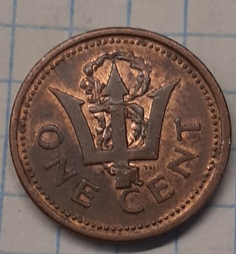 Барбадос 1 цент  1999г.km10а