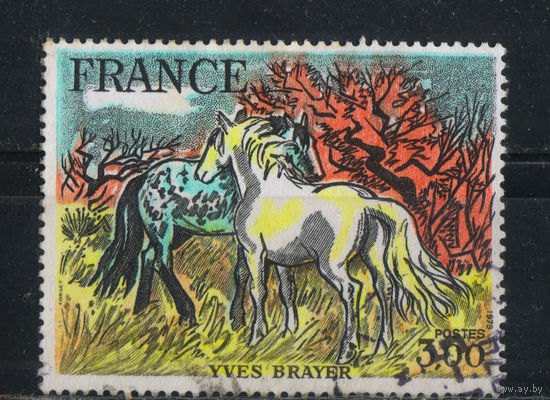 Франция 1978 Ив Брайер Камаргская лошадь #2131