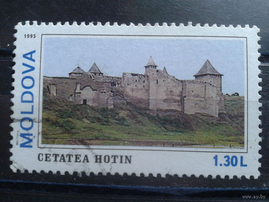 Молдова 1995 крепость Хотин Михель-3,0 евро гаш