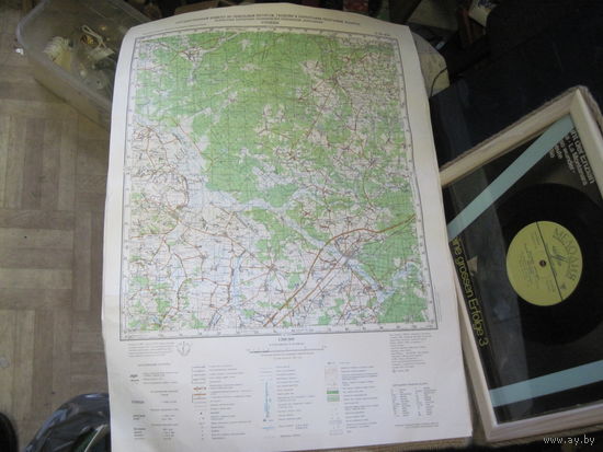 Карта М 1:200 000 Столбцы.