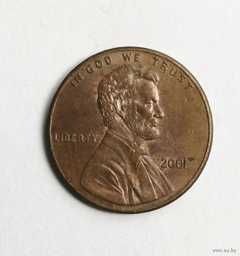 1 цент 2001 США #01