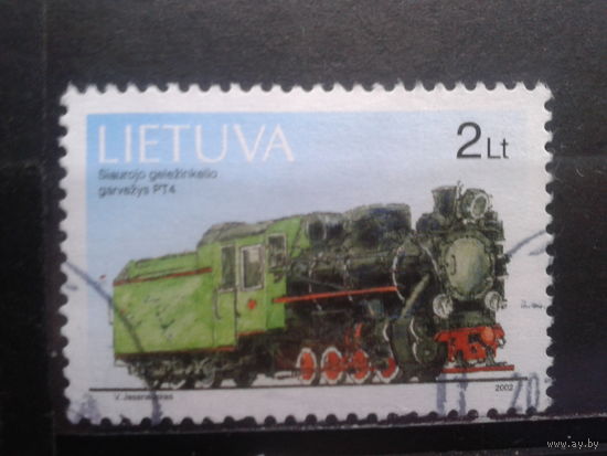 Литва 2002 Локомотив, концевая Михедь-1,6 евро гаш