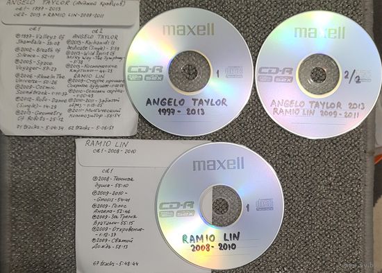 CD MP3 дискография ANGELO TAYLOR, RAMIO LIN - 3 CD